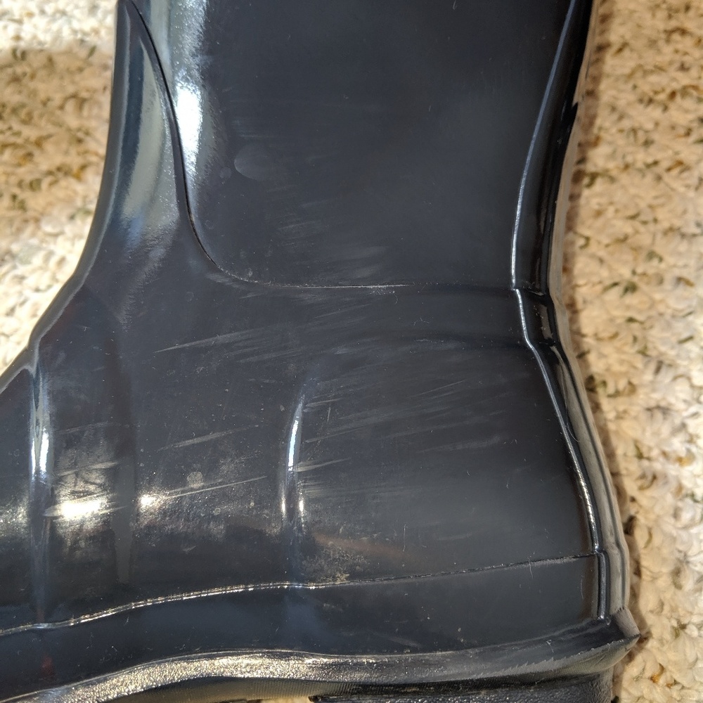 Navy blue Hunter boots - Picture 4 of 4